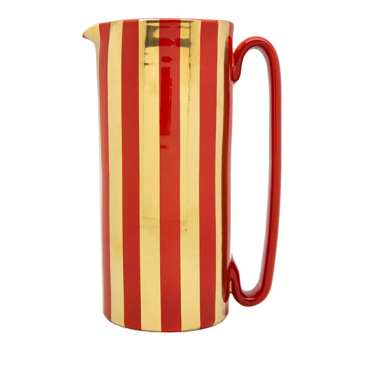 Serlio Mercante Gold 24K & Red Carafe