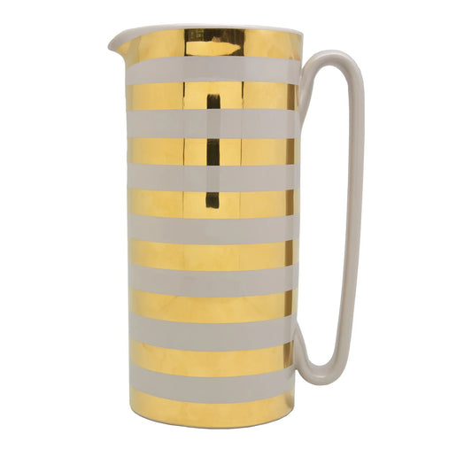 Serlio Gondoliere Gold 24K & Gray Carafe