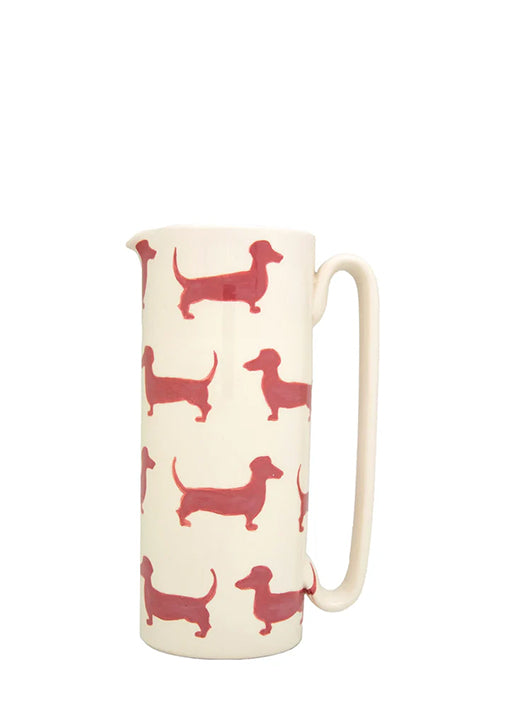 Serlio Bassotti Cyclamen Ceramic Carafe