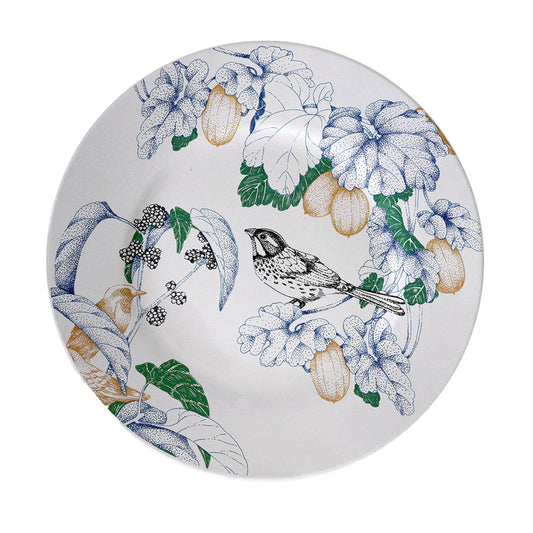 Bird Song Polychrome Dinner Plate #1