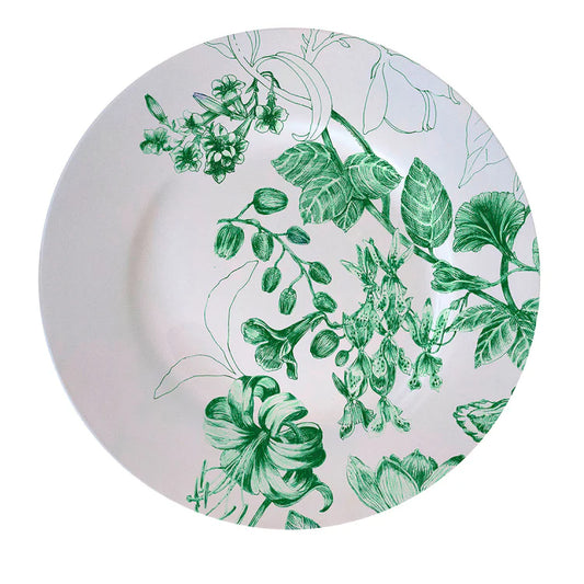 Marie Antoinette Green Dinner Plate