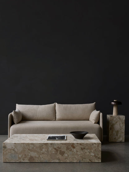 Offset Sofa, 2 Seater Boucle 20