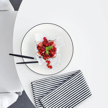 ASA Table Ligne Noire Dessert Plate