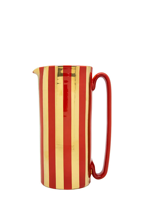 Serlio Mercante Gold 24K & Red Carafe