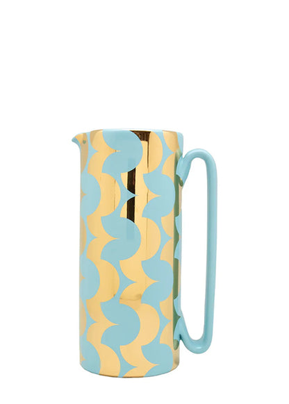 Serlio Cicappa Gold 24K & Blue Carafe