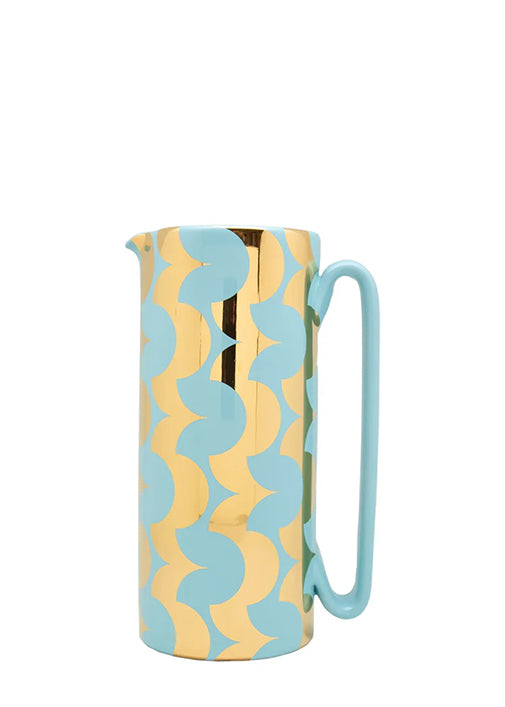 Serlio Cicappa Gold 24K & Blue Carafe