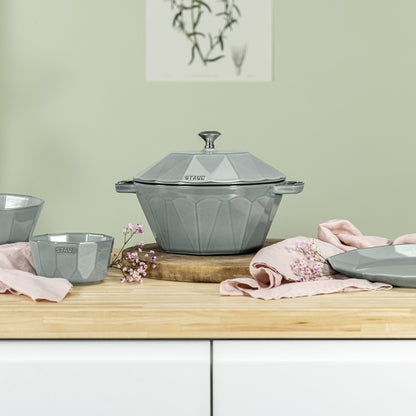 Cast Iron Diamond Casserole