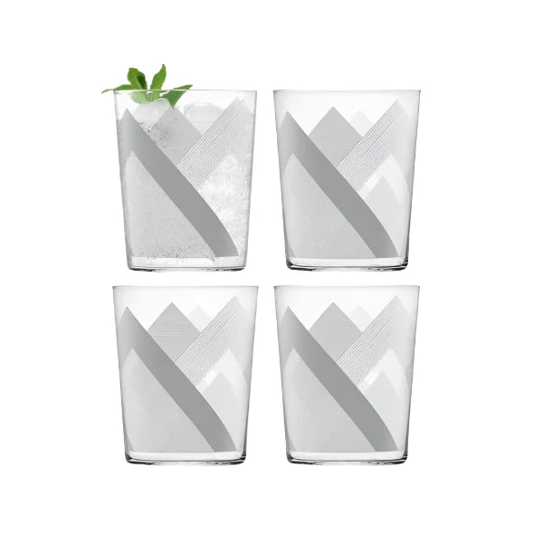 Peaks Tumbler 560ml Graphite x 4