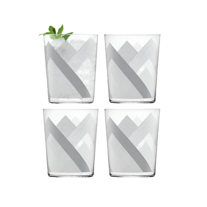 Peaks Tumbler 560ml Graphite x 4