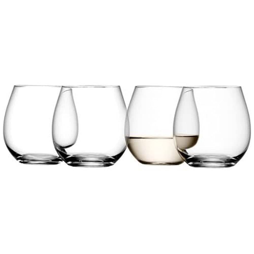 G887-13-991 White Wine  Glass 370ml Clear  x 2