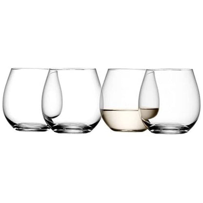 G887-13-991 White Wine  Glass 370ml Clear  x 2