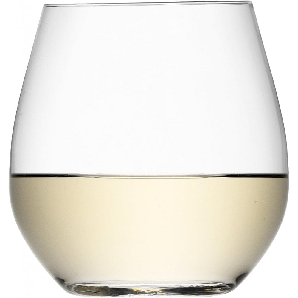 G887-13-991 White Wine  Glass 370ml Clear  x 2