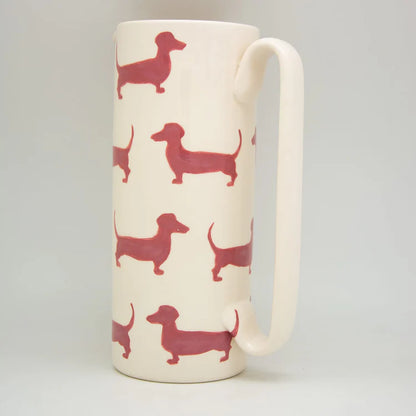 Serlio Bassotti Cyclamen Ceramic Carafe