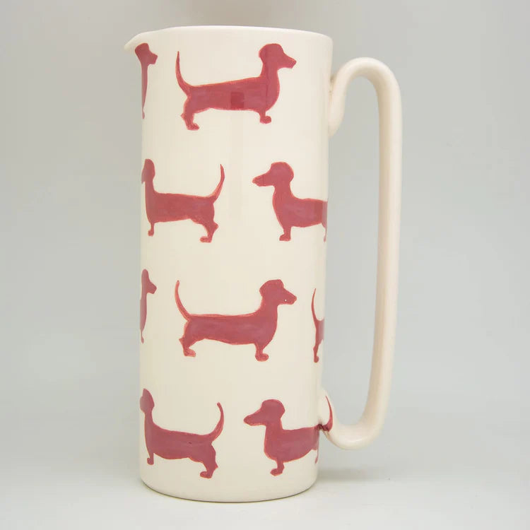 Serlio Bassotti Cyclamen Ceramic Carafe