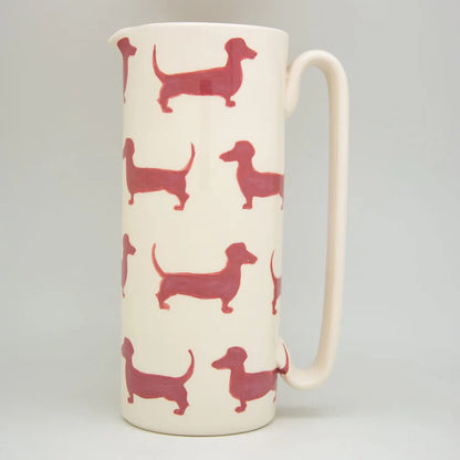 Serlio Bassotti Cyclamen Ceramic Carafe