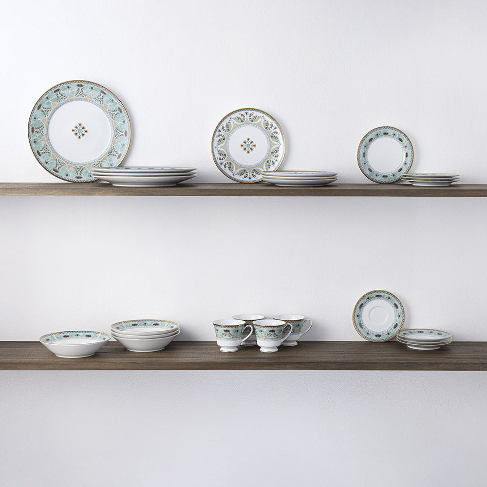 Noritake Serene Garden Tea Service, Set of 29