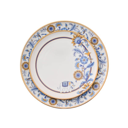 Noritake Tusker Blue Dinnerware, Set of 67