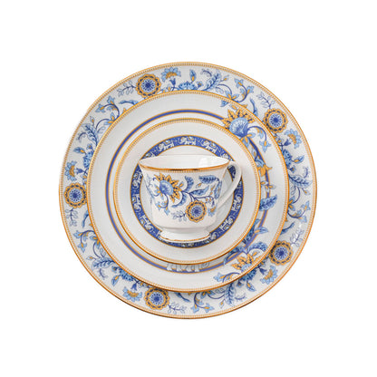 Noritake Tusker Blue Tea Service, Set of 27