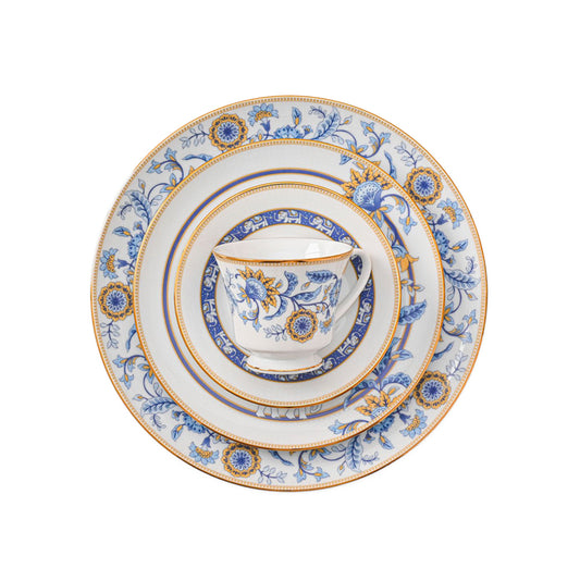 Noritake Tusker Blue Tea Service, Set of 27