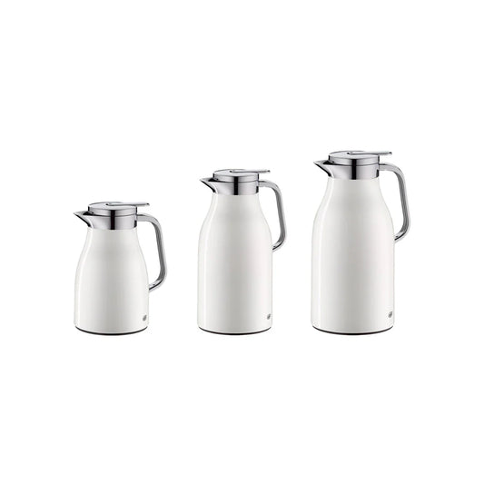 Skyline Thermal Carafe, Coconut White & Chrome