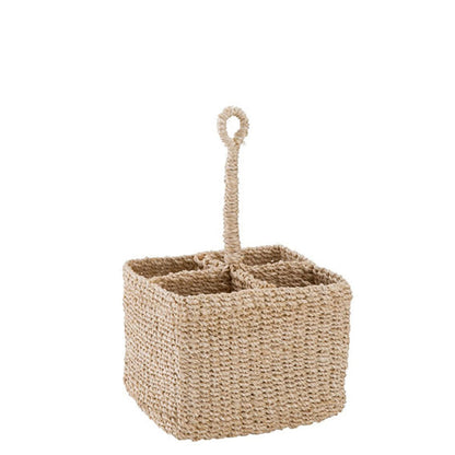 Abaca Cutlery Holder Cream,