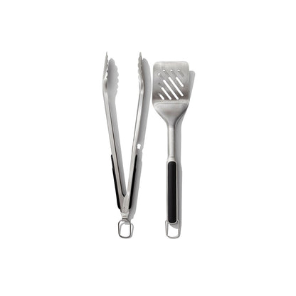 Grilling Turner and Tongs, Set of 2