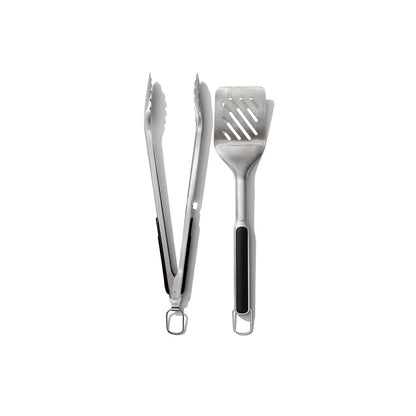 Grilling Turner and Tongs, Set of 2