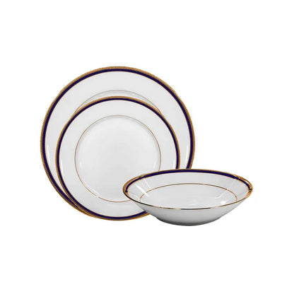 Noritake Toorak Blue Dinnerware, Set of 67