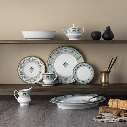 Noritake Serene Garden Tea Service, Set of 29