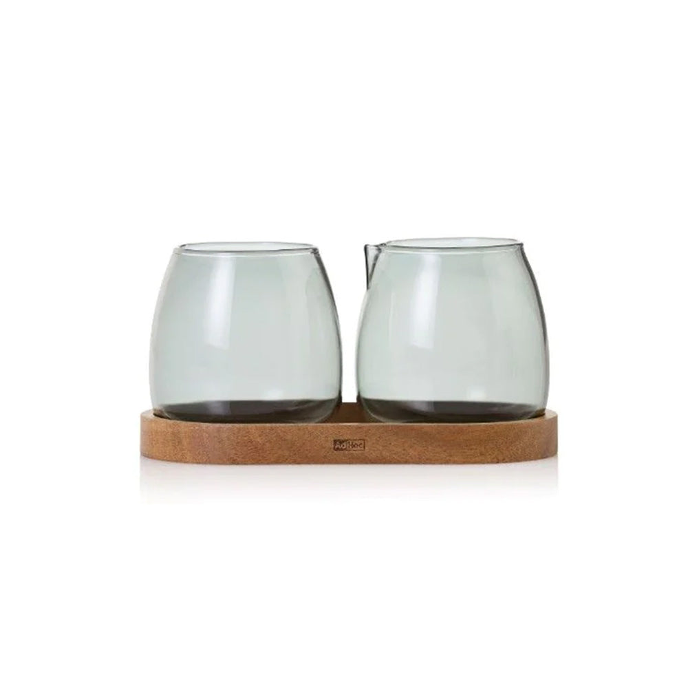 AdHoc Yuna Sugar and Creamer Set with Tray