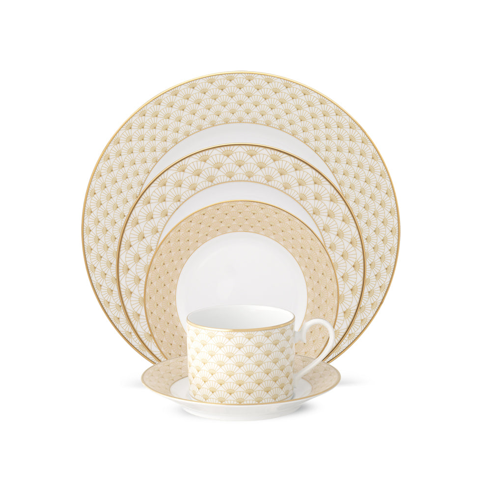 Noritake Trocadero Gold Dinnerware, Set of 67