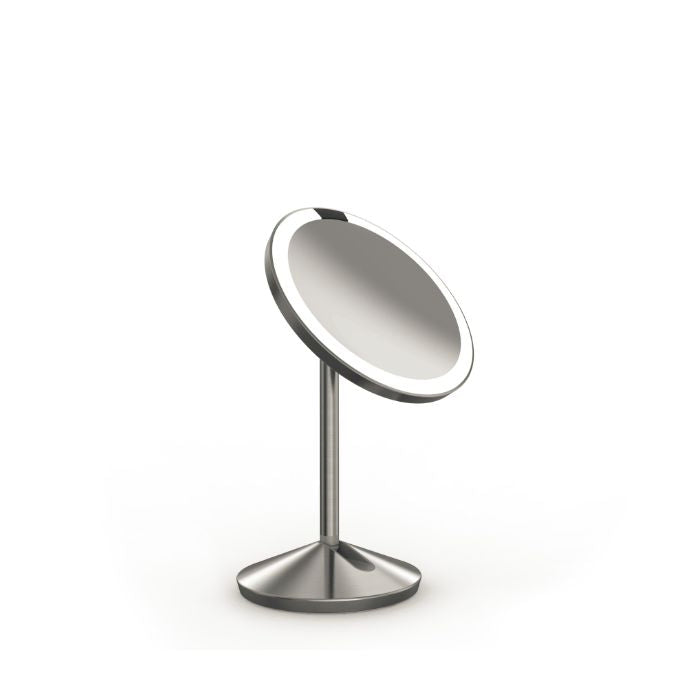 Simplehuman Sensor Mirror Fold with Travel Case-Sleek, modern makeup mirror on a white background