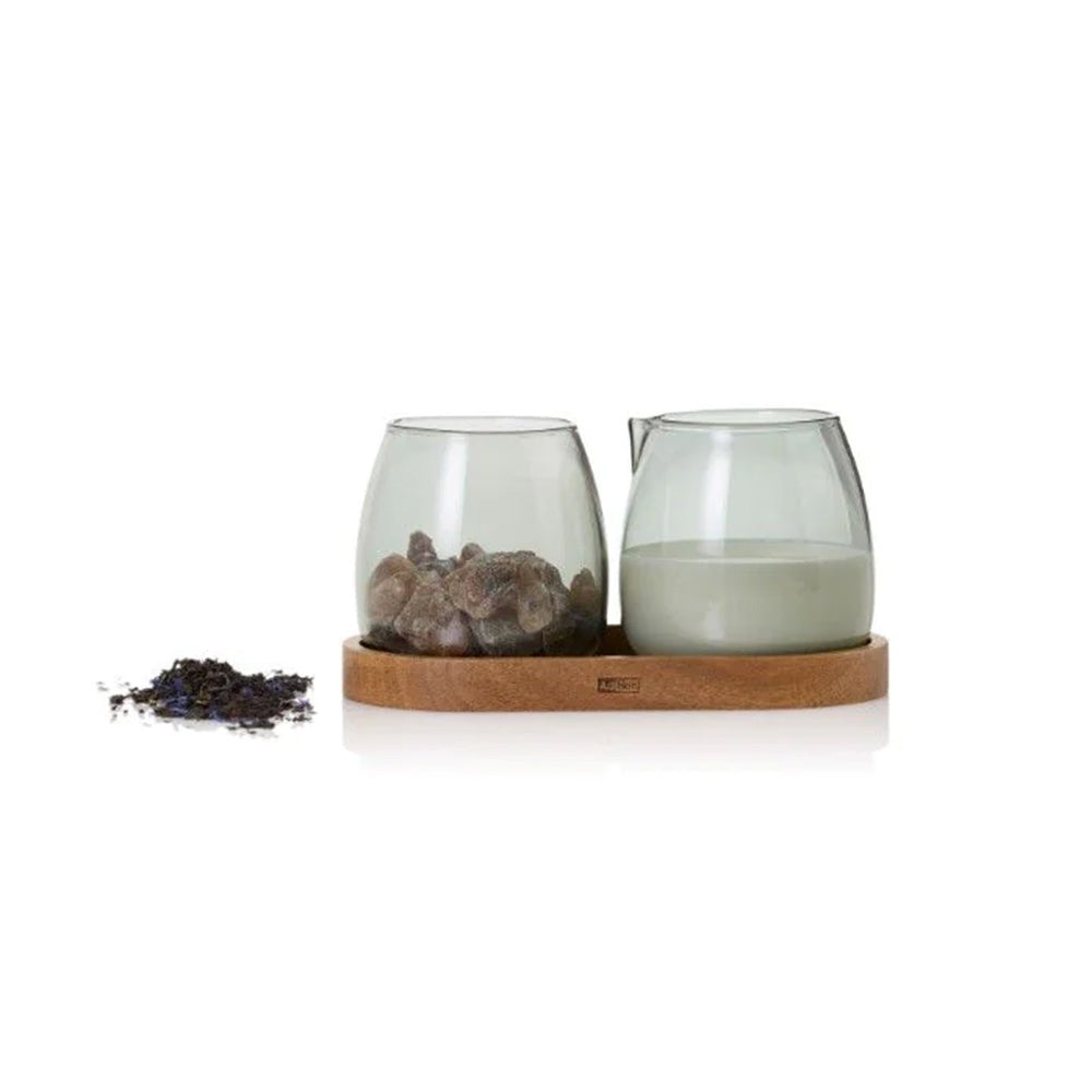 AdHoc Yuna Sugar and Creamer Set with Tray