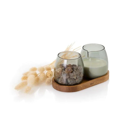 AdHoc Yuna Sugar and Creamer Set with Tray