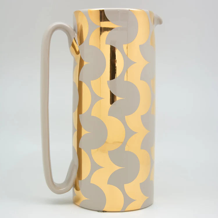 Serlio Cicappa Gold 24K & Gray Carafe