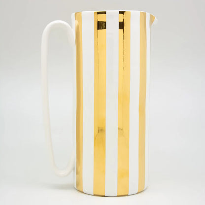 Serlio Mercante Gold 24K & White Carafe