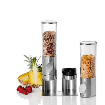 AdHoc Deposito Duo Cereal Dispenser with Stand, Set of 2