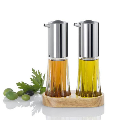AdHoc Menage Crystal Oil & Vinegar Dispenser Set of 2