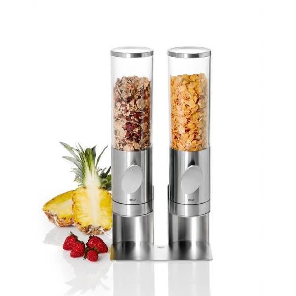 AdHoc Deposito Duo Cereal Dispenser with Stand, Set of 2