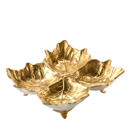 4-Places Appetizer Gold Leaf