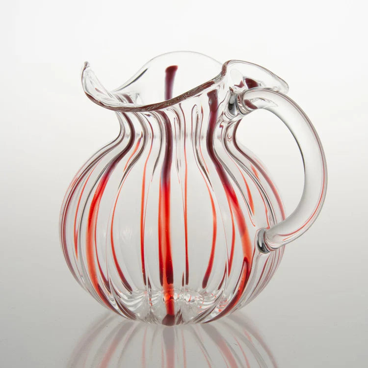 Torcello Red Striped Pitcher
