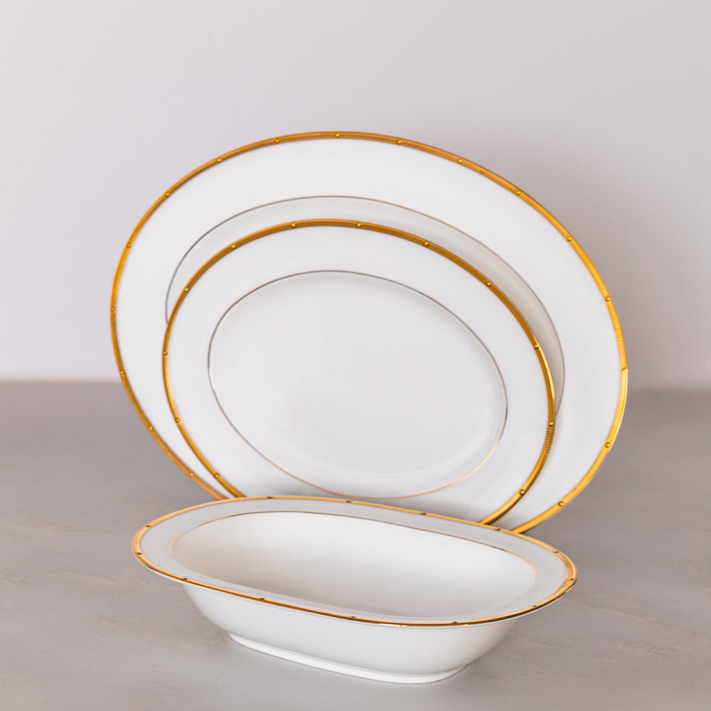 Noritake Rochelle Gold Dinnerware, Set of 67