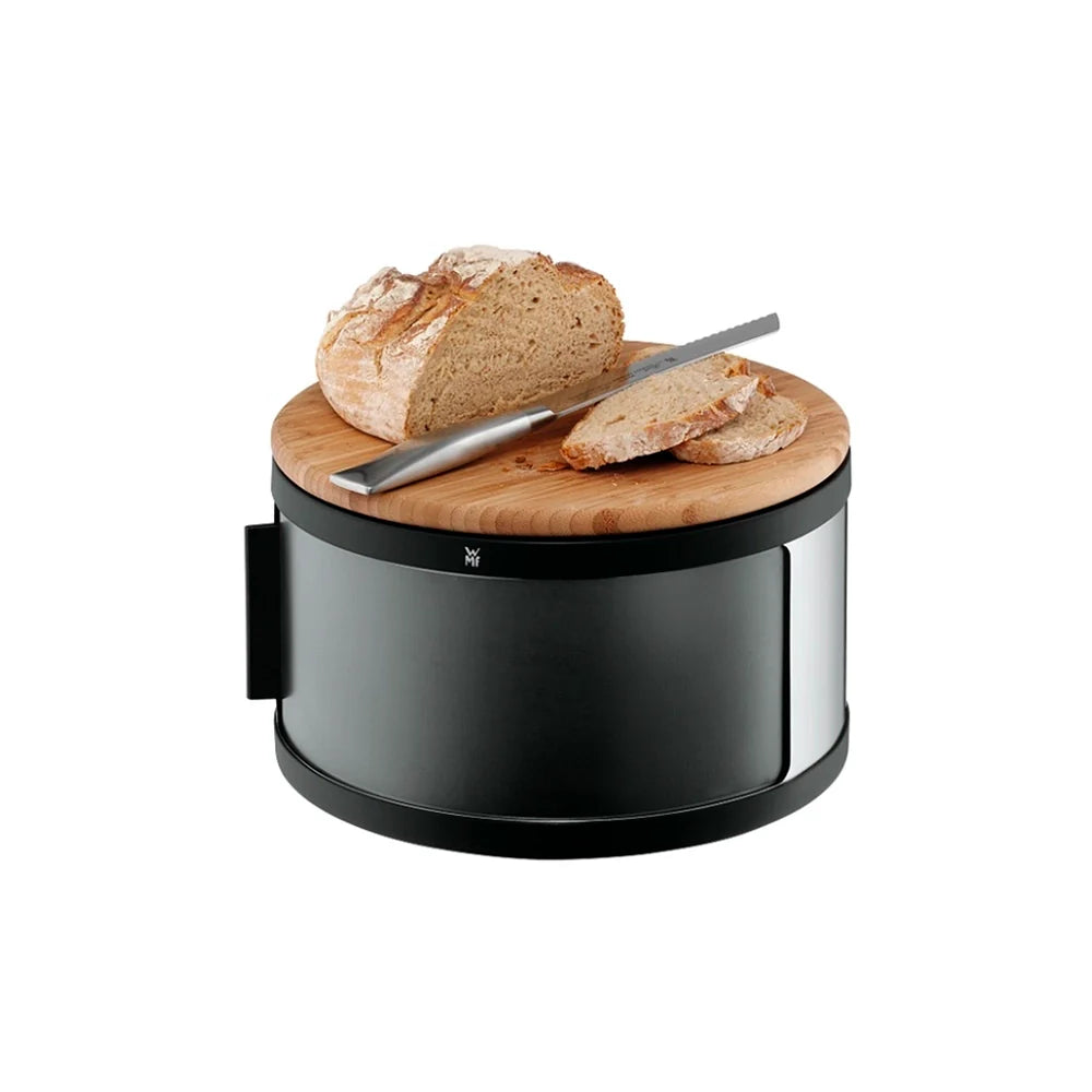 Round Bread Bin With A Cutting Board