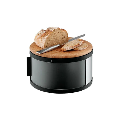 Round Bread Bin With A Cutting Board