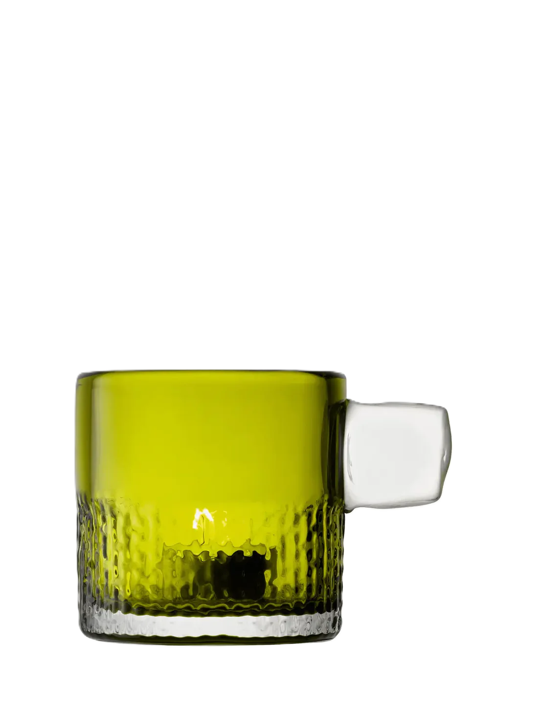 Handle Tealight Holder H9cm Olive