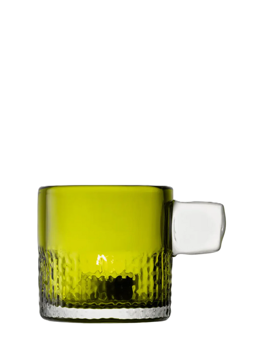 Handle Tealight Holder H9cm Olive