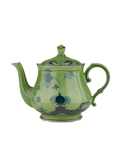 Oriente Italy Malachite Teapot With Cover