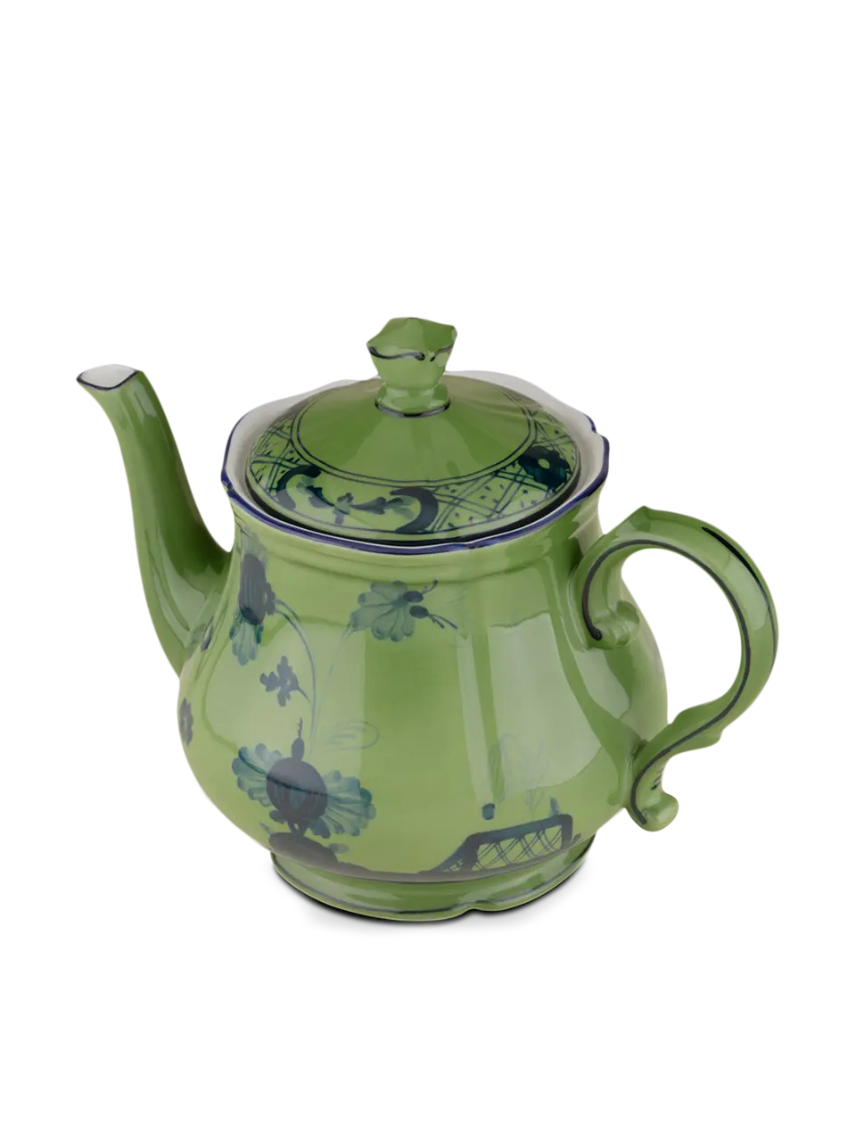 Oriente Italy Malachite Teapot With Cover