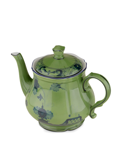 Oriente Italy Malachite Teapot With Cover