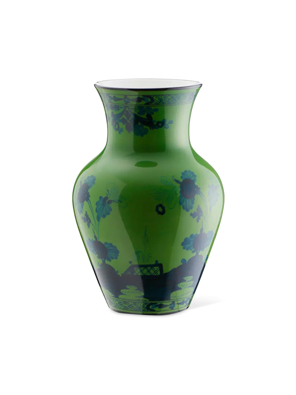 Oriente Italy Malachite Ming Vase